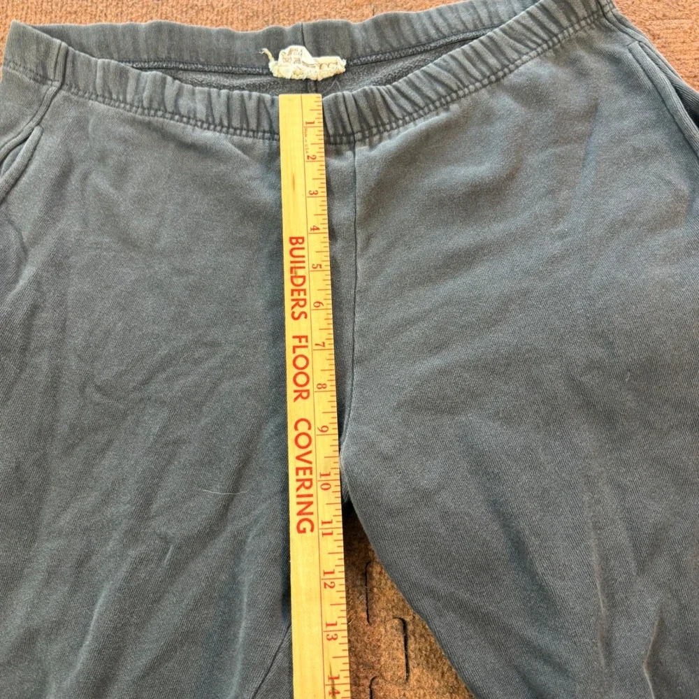 A+ Vintage Authentic Gucci Sweatpants Mens Gray Cotton Joggers Made in Italy